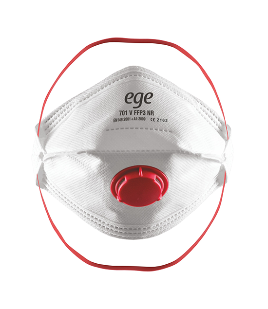 EGE FFP3 701 N95 Ventilli Katlanır Maske 40'lı