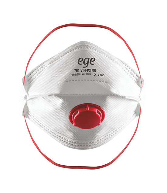 EGE FFP3 701 N95 Ventilli Katlanır Maske 30'lu