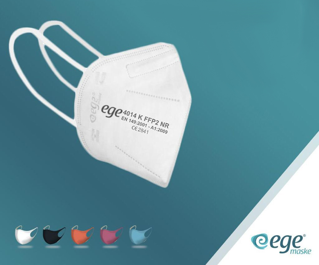 EGE FFP2 4014-K N95 Ventilsiz Maske 10'lu