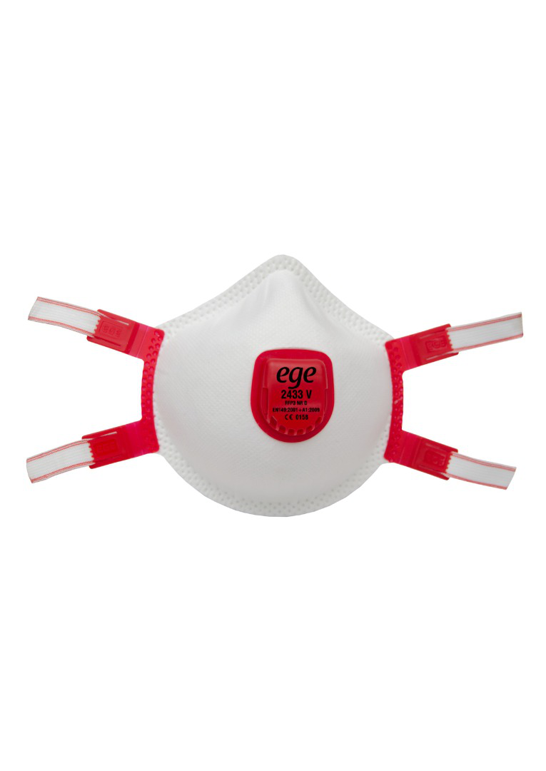 EGE 2433 V FFP3 NR D  Ventinli Maske 50'li