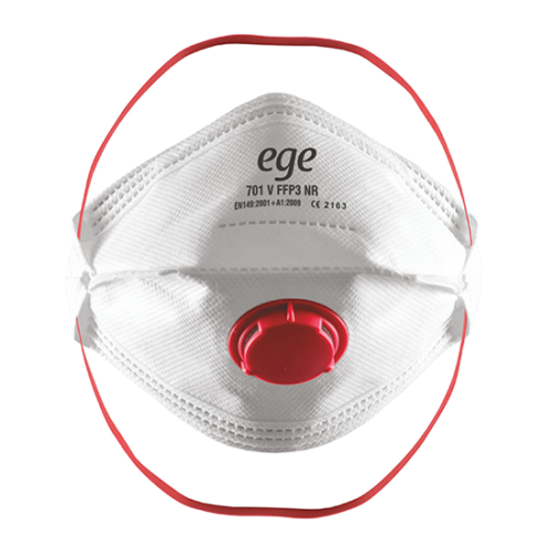 EGE FFP3 701 N95 Ventilli Katlanır Maske 10'lu