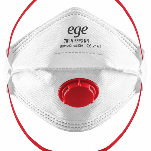 EGE FFP3 701 NR N95 Ventilli Katlanır Maske